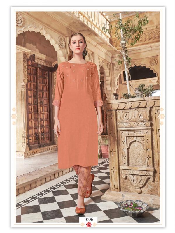 Rangkala-Senorita Rayon Kurti With Bottom Collection